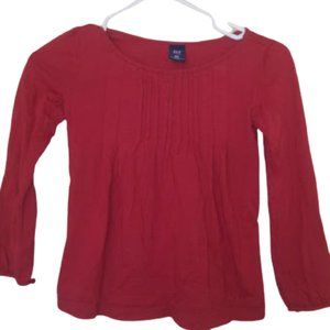 ---  Gap Red Shirt Girl Small 6-6X